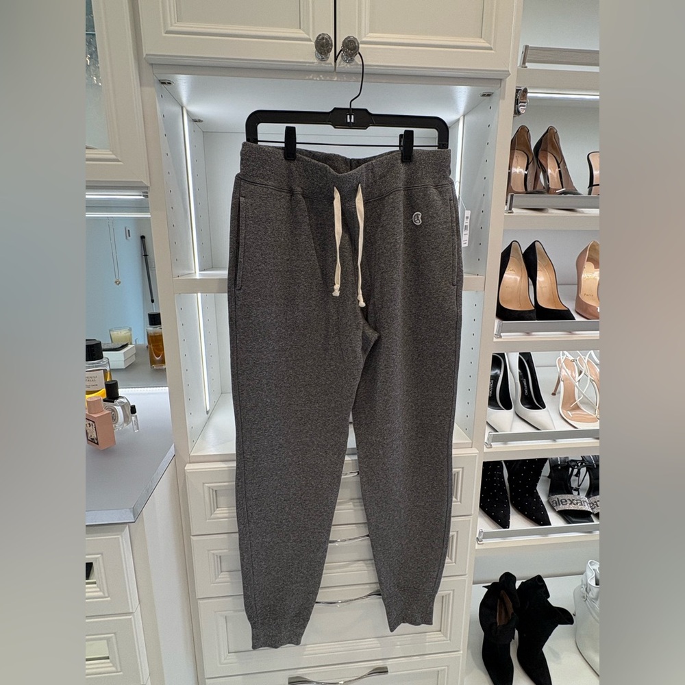 Todd Snyder Slim Salt-and-Pepper Sweatpants in Charcoal